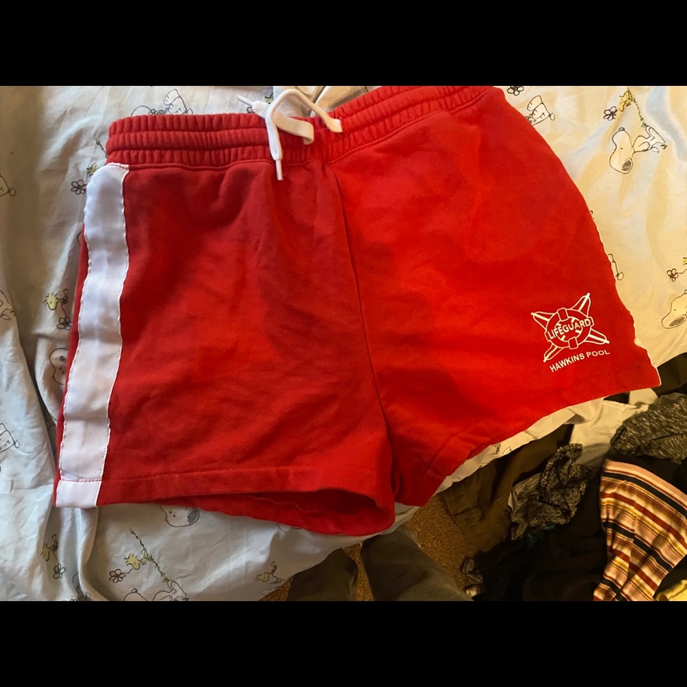 stranger things lifeguard shorts